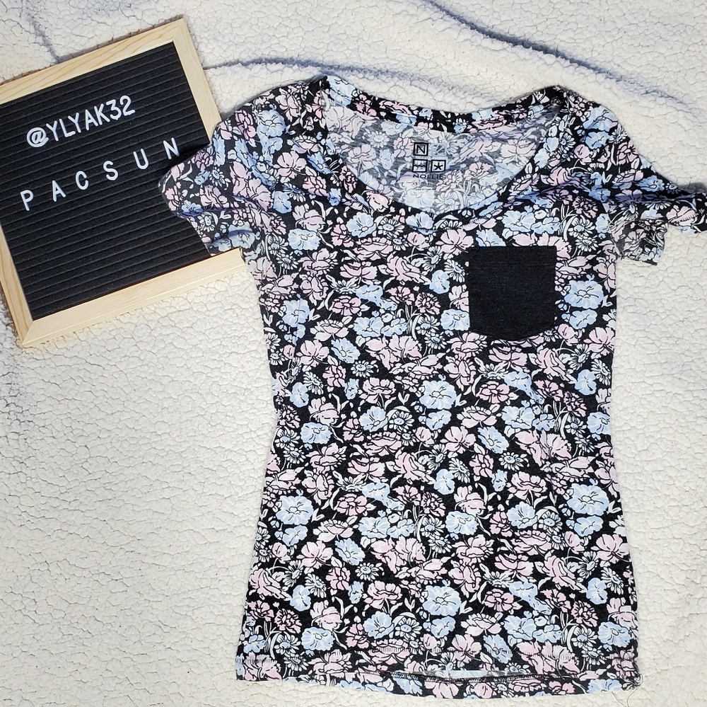 Floral Pocket T-Shirt